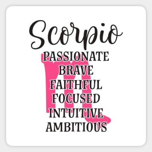 Scorpio Sign Sticker